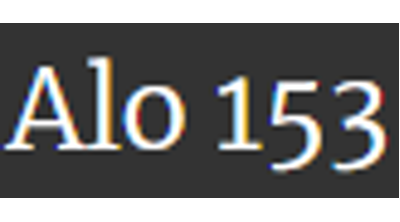 Alo 153 Hayvan Ambulansı Logo